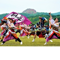 昭和新山バックに　白熱のYOSAKOI演舞